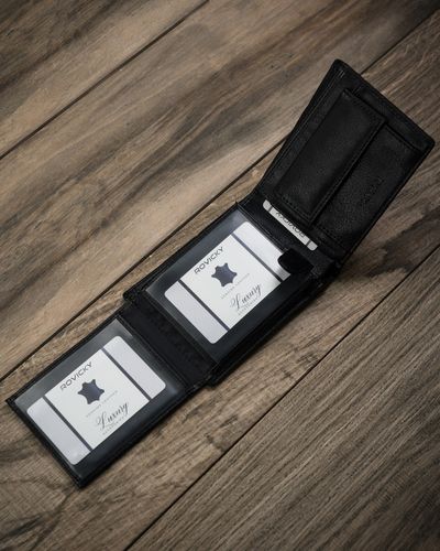 kompaktowy, pojemny portfel męski - cavaldi na Arena.pl