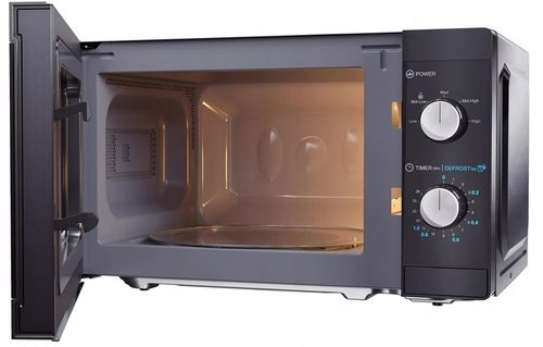 Kuchenka mikrofalowa wolnostojąca SHARP 800W 20L czarna na Arena.pl