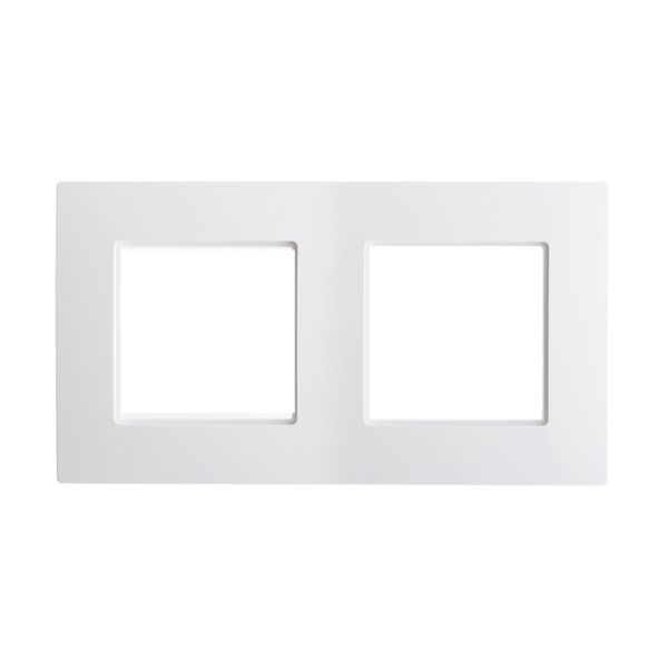 ramka podwójna biała rosa - e+pl-59231 zdjęcie 1