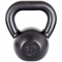 Kettlebell żeliwny odważnik kula kettle 12kg