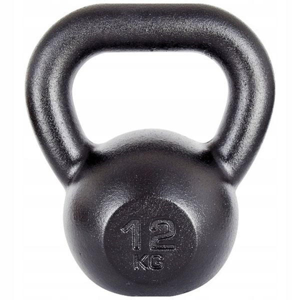 Kettlebell żeliwny odważnik kula kettle 12kg zdjęcie 1