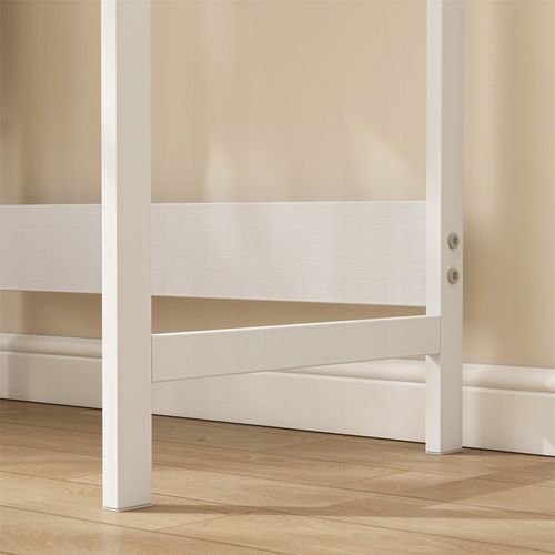 Biurko komputerowe białe małe dla dzieci stolik skandynawski loft 60cm na Arena.pl