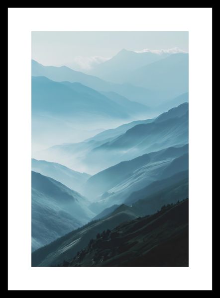 Plakat 20x30cm Między Chmurami zdjęcie 3