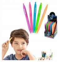długopis automatyczny niebieski fluo 25szt. jp4014