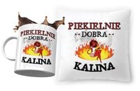 Zestaw Dla Kaliny Poduszka + Kubek Na Prezent Z Nadrukiem Ze Zdjęciem