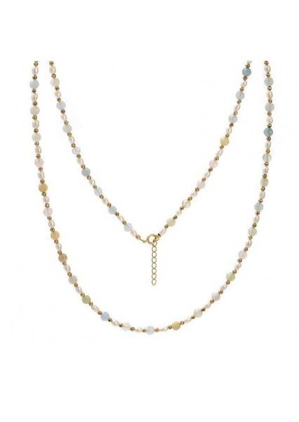 Naszyjnik ślubny Morganit 925 zdjęcie 1