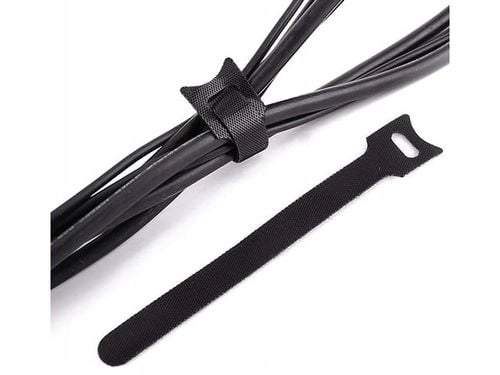 100 x OPASKA RZEP PASKI DO KABLI TAŚMA RZEPOWA WIELOKROTNEGO UŻYTKU na Arena.pl