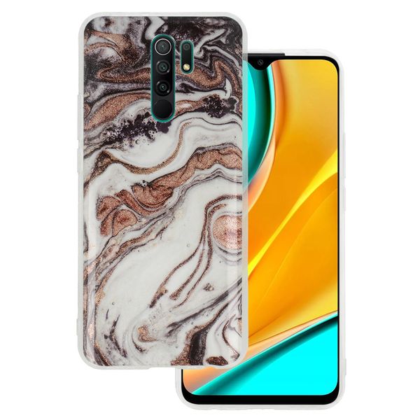 Marble Glitter Case do Xiaomi Redmi 9 Wzór 1 zdjęcie 1