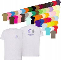 KOSZULKA T-SHIRT Z DOWOLNYM HAFTEM firmowa reklamowa LOGO tekst grafika