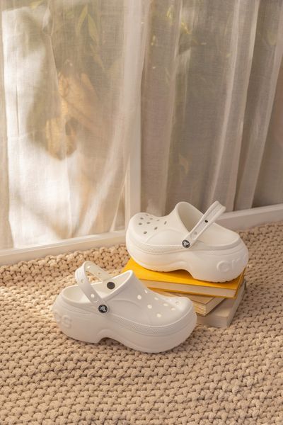 Damskie Buty Chodaki Platforma Koturn Crocs Bella 210062 Clog 36-37 zdjęcie 7