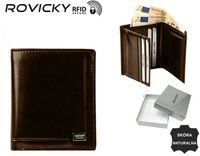 Skórzany męski portfel Rovicky PC-028-BAR RFID