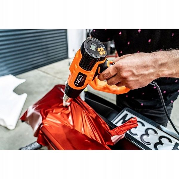 NEO SIECIOWA OPALARKA NAGRZEWNICA LCD 2000W 50 - 600C 04-710 + WALIZKA zdjęcie 2