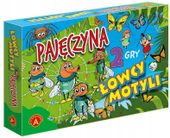 2 gry Pajeczyna+Lowcy motyli 13900 + puzzle grati