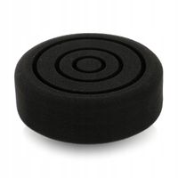 Gąbka polerska karbowana 150mm gwint m14 czarna KD3062