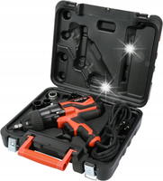 YATO ELEKTRYCZNY KLUCZ UDAROWY 600Nm 1020W 1/2" + NASADKI 17-22mm