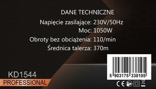 Zacieraczka do tynków 1050W KD1544 na Arena.pl