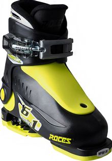 Buty narciarskie Roces Idea Up czarno-limonkowe Junior 450490 18 25-29