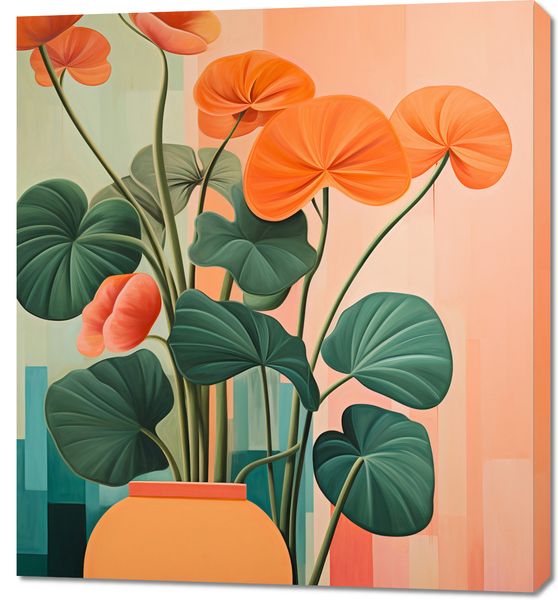 Obraz 90x100cm Kwiatowa Harmonia zdjęcie 1