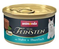 Animonda Vom Feinsten Cat Adult Mus Kurczak + Tuńczyk Puszka 85G