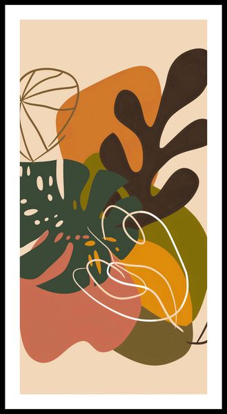 Plakat 50x100cm Leśna Kompozycja zdjęcie 3