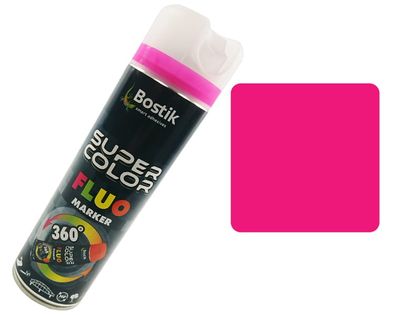 Farba w sprayu fluorescencyjna 500ml (różowy)