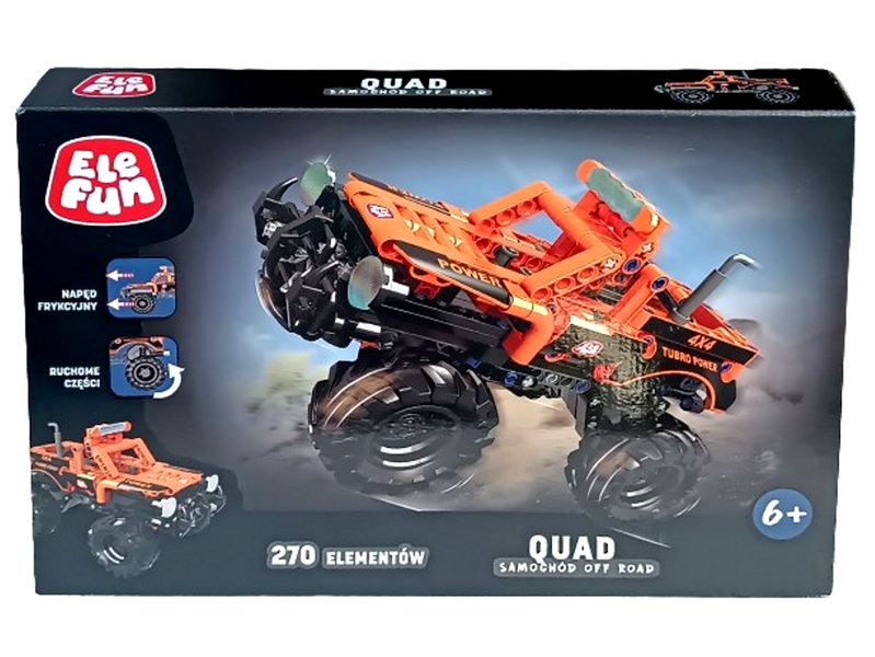 Klocki Elefun Quad - Samochód off Road C0909 zdjęcie 5