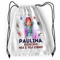Plecak Sportowy Szkolny Dla Pauliny Córki Dziecka Z Nadrukiem Ze Zdjęciem