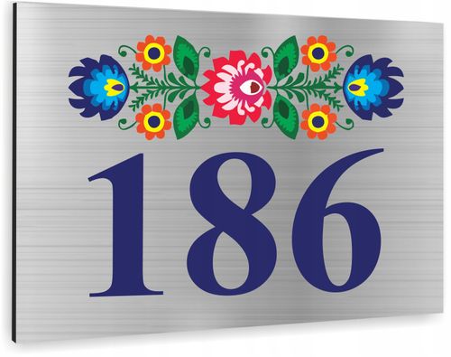 Tabliczka ADRESOWA ALUMINIOWA Tablica NUMER DOMU na Arena.pl