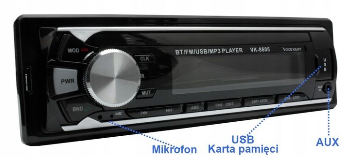 radio samochodowe bluetooth USB SD AUX MP3 zdjęcie 9