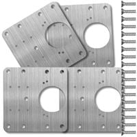 Zestaw 4 płyt do naprawy zawiasów 9x9 cm do drzwi Meblowych