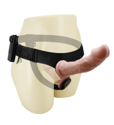 Podwójny penis z pasem i wibracjami na Arena.pl