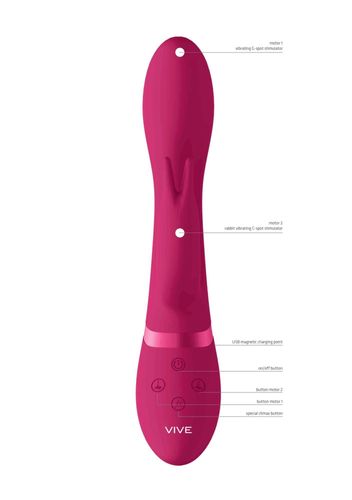 wibrator-zosia - classic g-spot rabbit - pink na Arena.pl