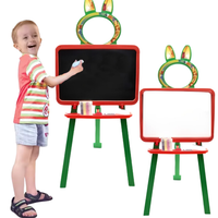 magnetyczna tablica sucho ścieralna dwustronna 2w1 zielona doloni 013777/3