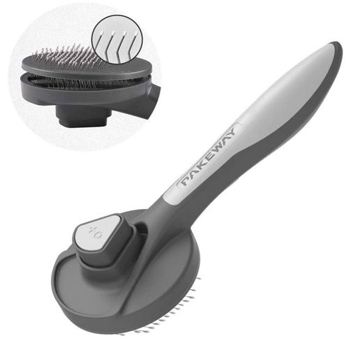 Szczotka Dla Kotów I Psów Samoczyszcząca T9 Szara na Arena.pl