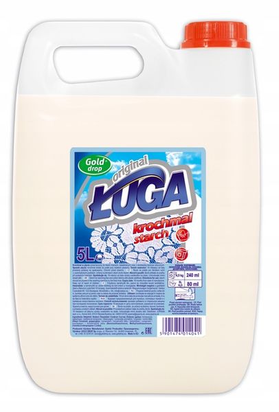 Krochmal Syntetyczny Ługa 5L Gold Drop zdjęcie 2