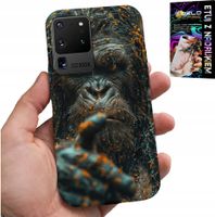 ETUI DO SAMSUNG GALAXY S20 Ultra - MAŁPA, MAŁPKA, GORYL, ZWIERZĘTA + FOLIA