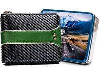 portfel sk. ptn 1564 moto2-6232 black carbon/green