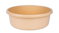 Miska okrągła kuchenna łazienkowa tworzywo VICKY 9 l 36 cm beżowa