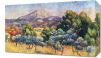 Obraz 50x30cm Montagne Sainte-Victoire, Pierre-Auguste Renoir