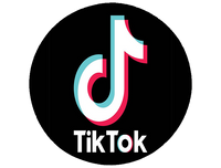 Opłatek na tort Tik Tok