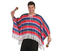 Ponczo Meksykanin dla dorosłych, rozmiar 52