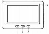 Wideodomofon EURA VDP-57A3 Czarny