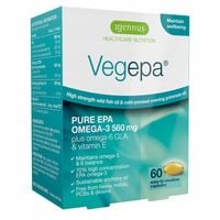 70% Omega 3 EPA 560 mg ultra CZYSTY plus olej z wiesiołka VEGEPA IGENNUS