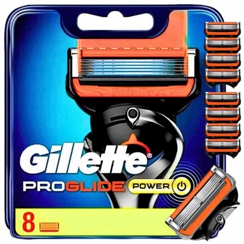 Gillette Fusion 5 Proglide Power wkłady ostrza nożyki do maszynki x 8 na Arena.pl