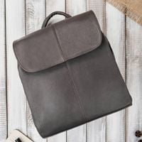 plecaczek damski skórzany brązowy mały plecak miejski abruzzo abr-42-br