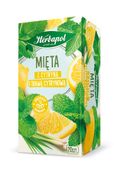 Herbapol Herbata Mięta z cytryną i trawą cytrynową 30 g (1,5gx20)