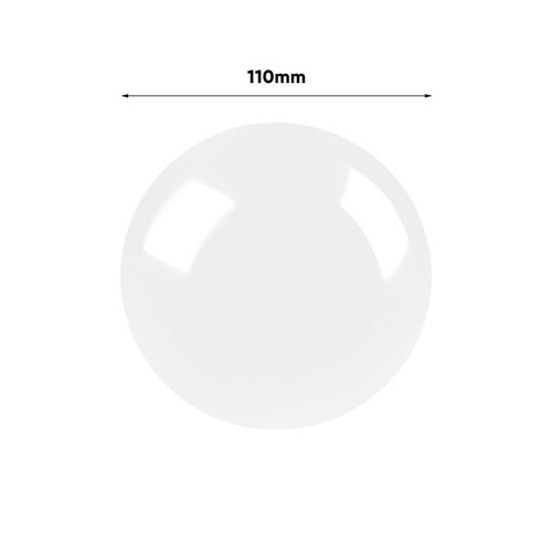 Kula dekoracyjna ceramiczna biała 11 cm na Arena.pl