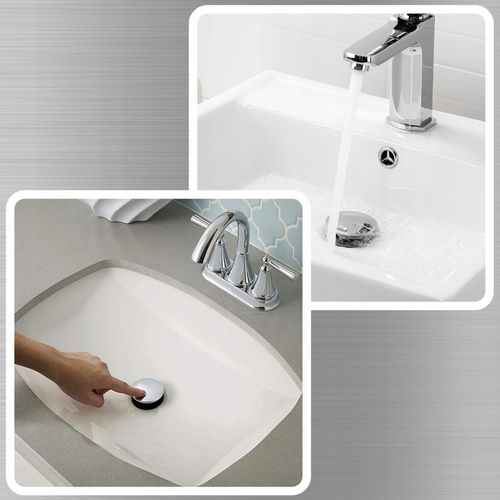 KOREK UMYWALKOWY AUTOMATYCZNY KLIK KLAK AUTO BEZ PRZELEWU SREBRNY na Arena.pl