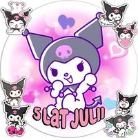 OPŁATEK NA TORT 30CM - KURO.MI MELODY HEL.LO + IMIĘ + GRATIS! 24CM 26CM