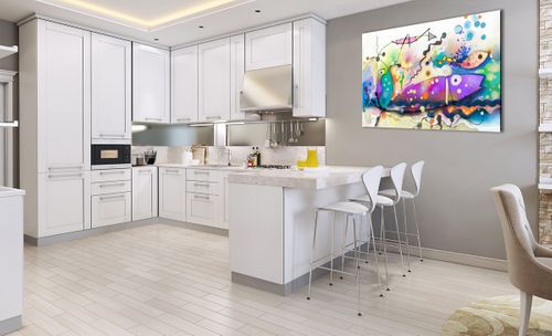Obraz Na Płótnie - Ryby Pastele  - 120X80 Cm - Aa120X80-4096 na Arena.pl